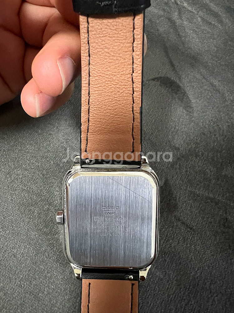 카시오 문페이즈 블랙 MTP-M305D-1A--1