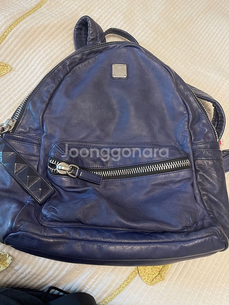 MCM 양가죽 백팩--8