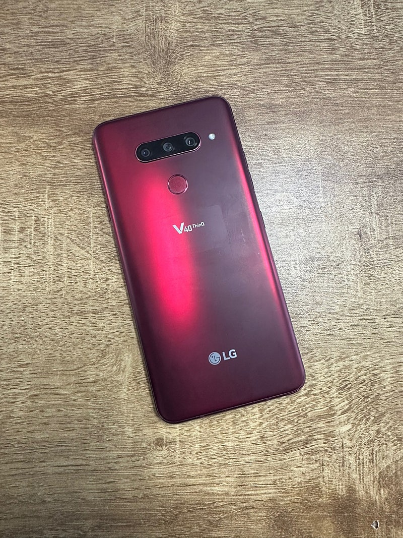 LG V40 128기가 레드 액정파손 기능정상 5만원 판매합니다