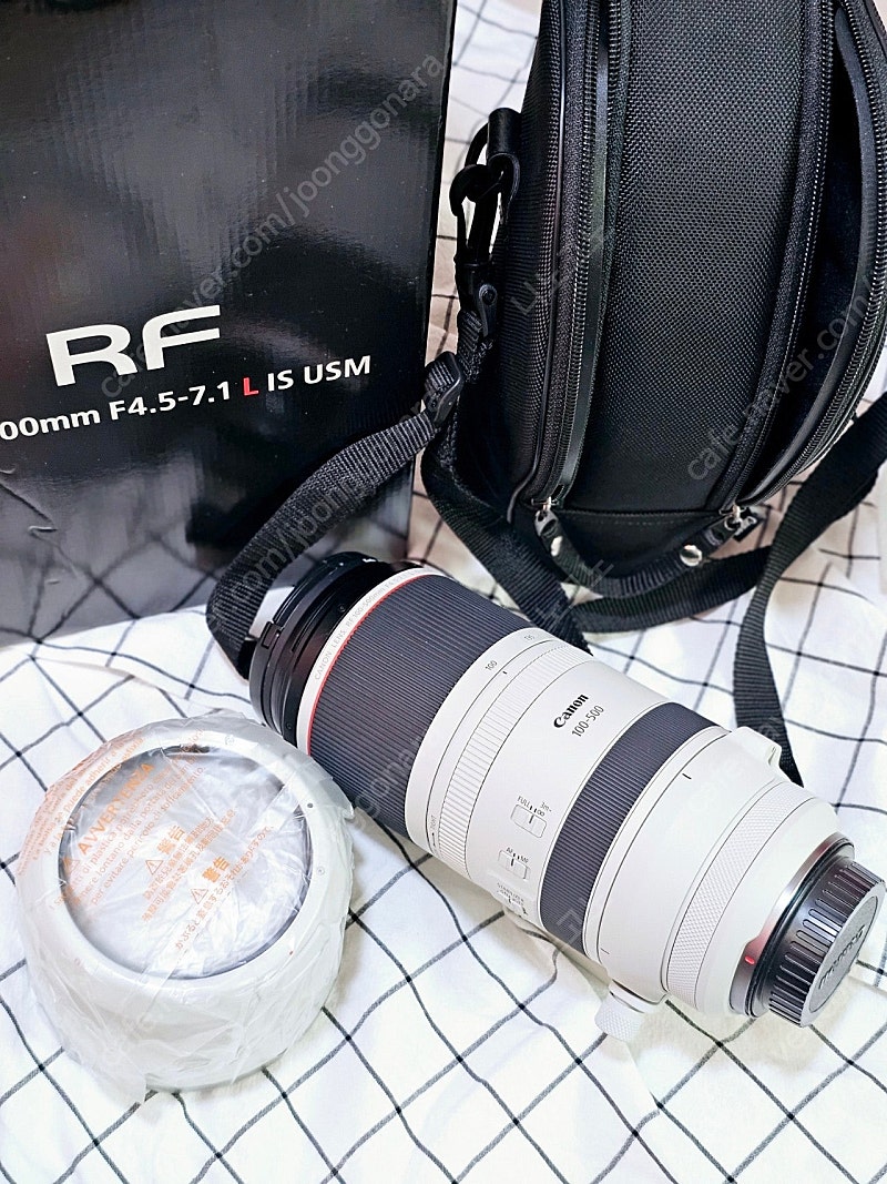 캐논 RF100-500mm F4.5-7.1 L IS USM 박스풀 판매합니다(마지막 가격내림)