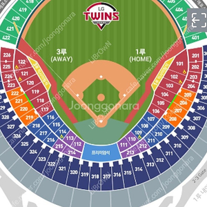 7월 9일 LG vs KIA 1루 블루석 3연석 양도