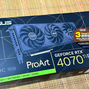 ASUS rtx4070ti super proart 판매합니다