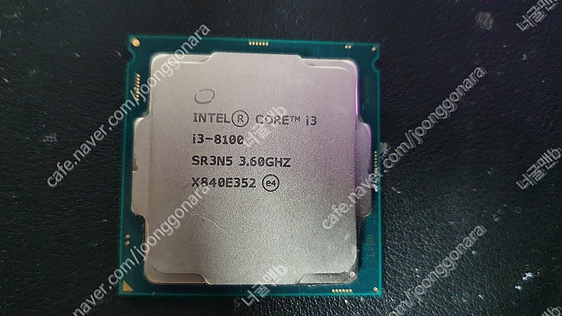 인텔 i3-8100 cpu 판매합니다