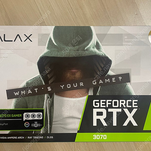 갤럭시 rtx3070 ex 3팬 풀박스