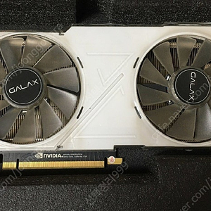 갤럭시 rtx 2080 화이트 그래픽카드 팝니다 최대2장