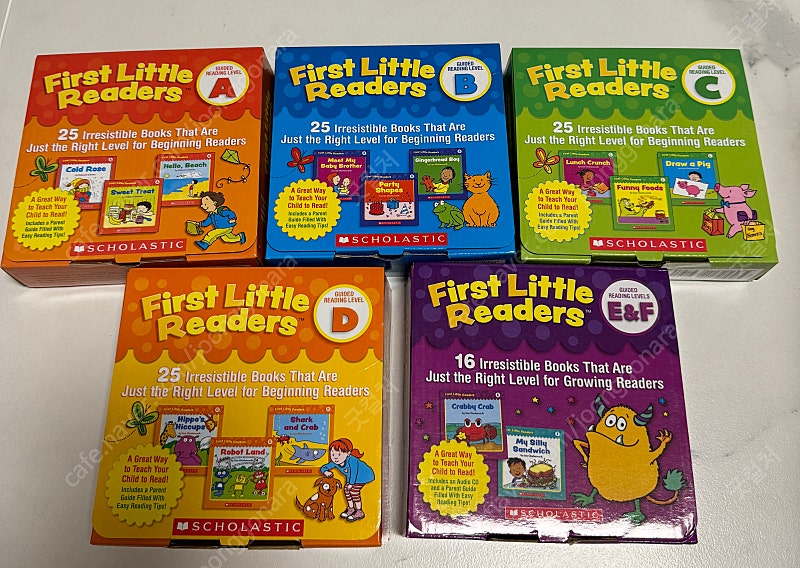 스콜라스틱 first little readers A~E단계 전구성 (cd포함) / 퍼리리 전권