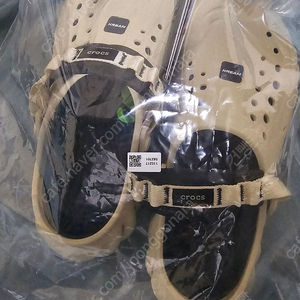 크록스 Crocs Echo Clog Bone Black 290