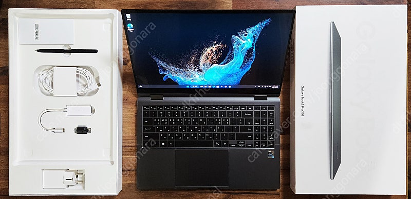 삼성노트북 갤럭시북2 프로 360 노트북 거의 새상품 nt950qed 최고사양 i7