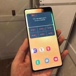갤럭시 S10 5G 골드 256용량 깨끗한기기 13만원 판매합니다!