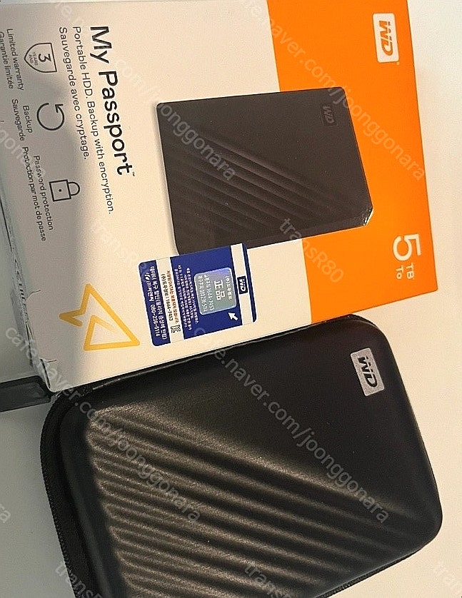 WD new mypassport 5TB ( WD 외장하드 5테라 ) 미개봉