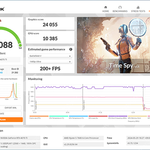 PNY 4070Ti VERTO EPIC-X RGB OC 제이씨현