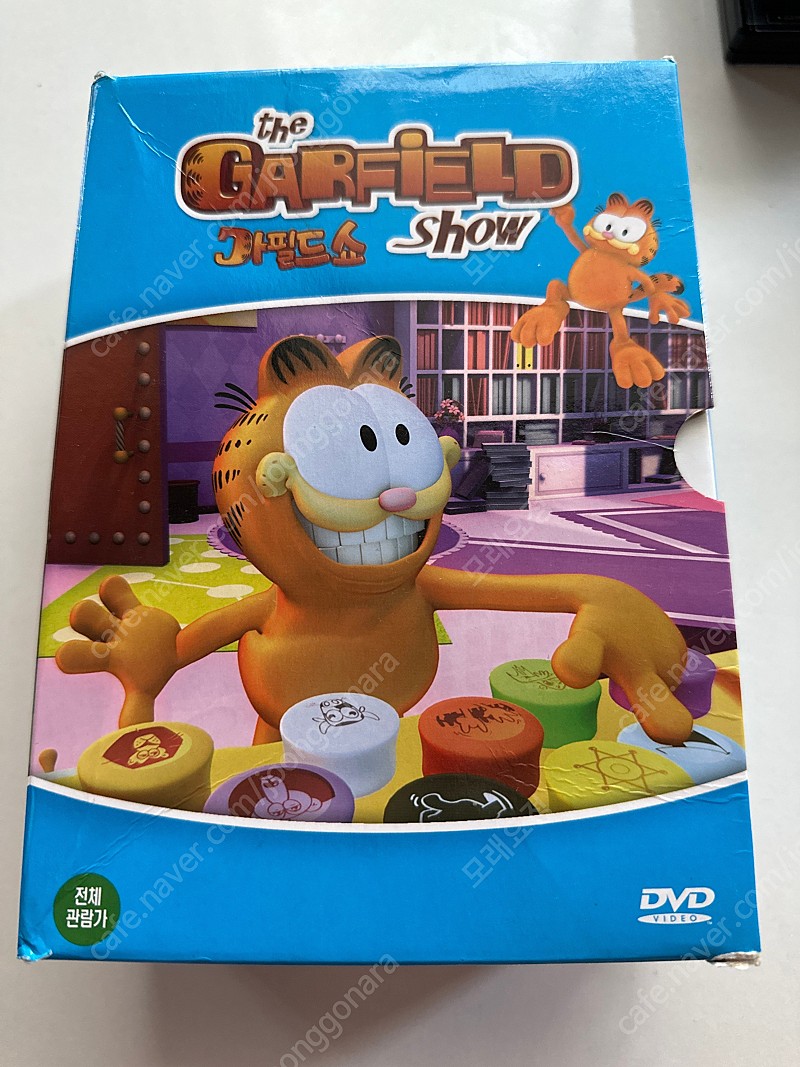 가필드 영어 dvd,cd 10개 (한,영자막)