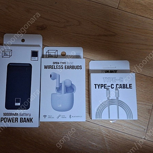 팬톤 10000mAh 보조배터리 + c타입 1.5m 케이블, 팬톤 블루투스 5.3 이어버드