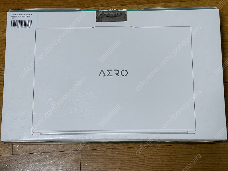 기가바이트 AERO 에어로 16 XE5 OLED 4K i7 12700H RTX 3070 ti 미개봉 새제품 게이밍 노트북