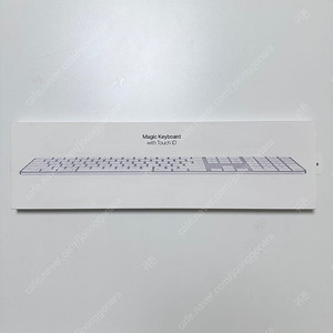 [풀박스] 애플 뉴메릭 매직키보드 터치아이디 Touch ID 모델 화이트 A2520 MK2C3KH/A
