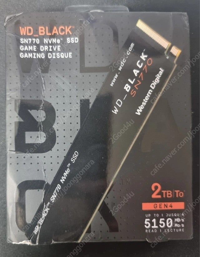[미개봉] WD SN770 2TB PCIe 4.0 M.2 NVMe SSD