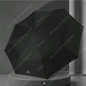 [리퍼] 위브 UV차단 암막 접이식 원터치 3단 자동 우산 양산 블랙