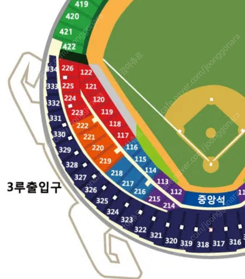 7/10 (수) 기아 엘지 엘지 기아 3루 오렌지석 연석 기아 응원석