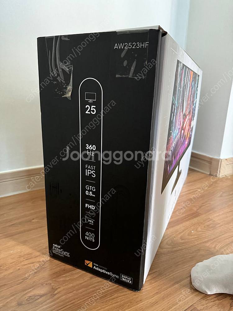 Dell 에일리언웨어 AW252HF 360Hz 0.5m...--1