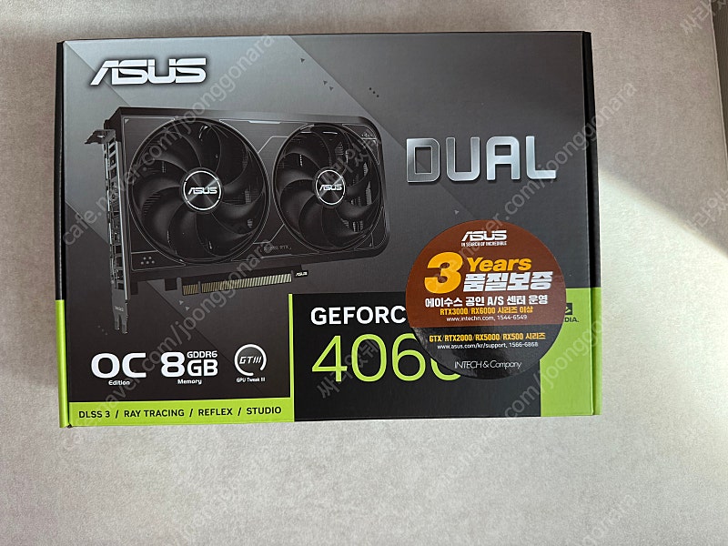 ASUS DUAL RTX4060(미사용)