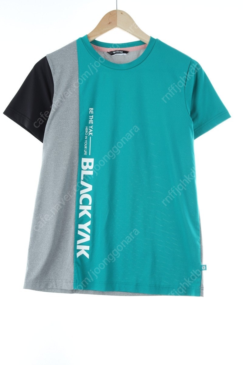 (S) 블랙야크 반팔 티셔츠 컬러믹스 기능성 한정판