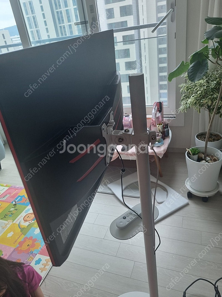 27인치모니터 어드밴스원 및 거치대새제품--3