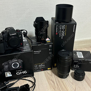 파나소닉 GH6, 라이카 12-60 일괄판매합니다