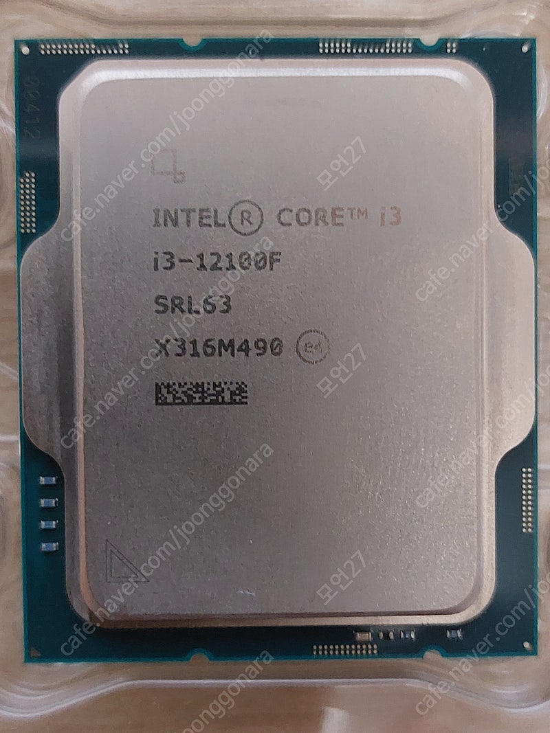 [CPU] 인텔 12세대 i3-12100F 정품 (기본쿨러없음)