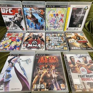 PS3 플스3 UFC, MMA, 테일즈, GTA5 등 게임시디 11장 일괄판매