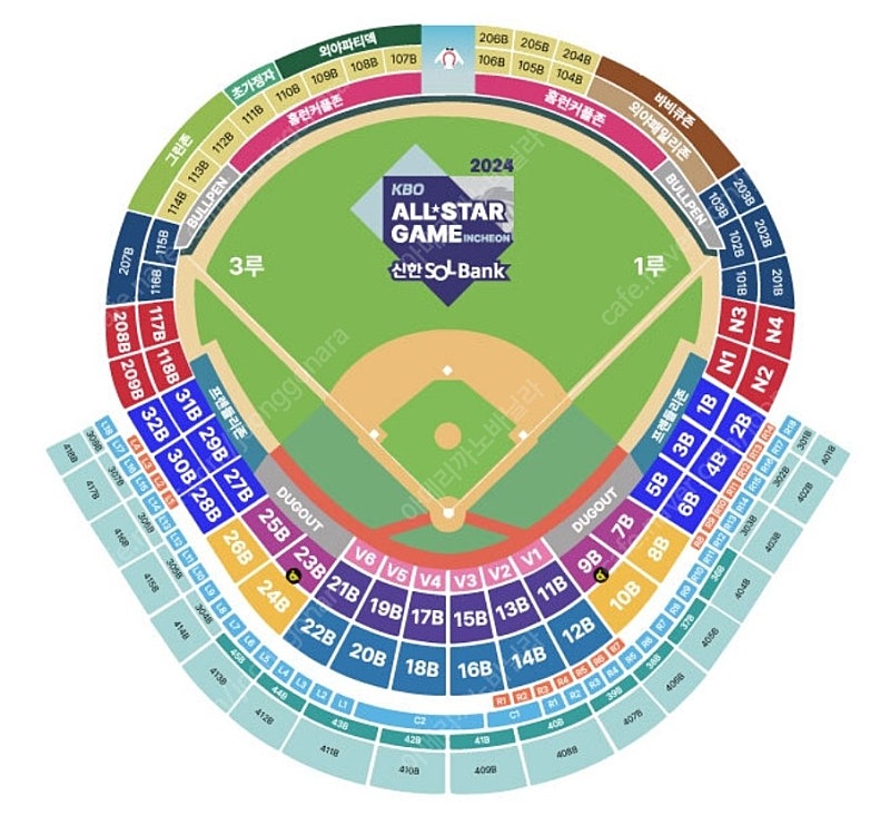 2024 KBO 올스타전 7월 6일 그린존 4연석