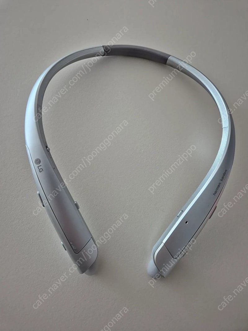 LG 톤플러스 넥백드 블루투스 이어폰, ,은색, HBD-1100