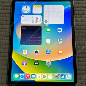 아이패드 프로 11인치 4세대 m2 128gb wifi 배터리 100% , 애플펜슬 2세대 ( 애플 apple ipad pro 4th 11 )