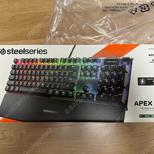 스틸시리즈 steelseries APEX PRO US 풀배열 키보드 팝니다.