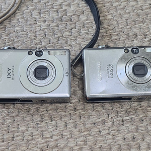 레트로 캐논 Canon 익서스 익시 IXY 50 IXUS 55 디지털 카메라 2개 디카 일괄 판매