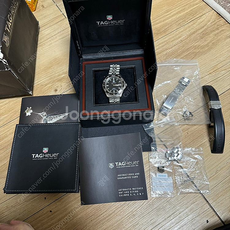 태그호이어 아쿠아레이서 500 판매합니다--0