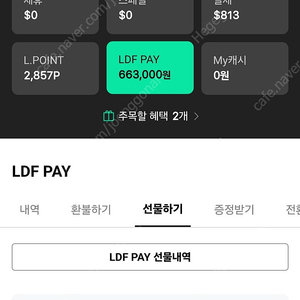 LDF PAY 롯데면세점 금액권