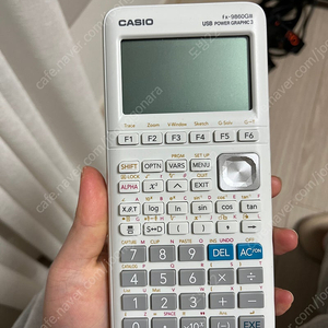 [감정평가사 감평사] 카시오 공학용 계산기 CASIO FX9860G3 화이트