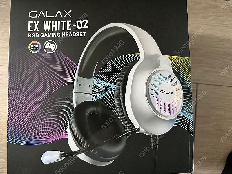 갤럭시 갤라즈 GALAX EX-02 가상 7.1채널 RGB 게이밍 헤드셋 팝니다