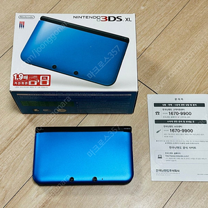 닌텐도 3DS XL 블루(구큰다수, 기기 외관 no 기스 A급) 시리얼 일치 박셋 판매합니다-16만