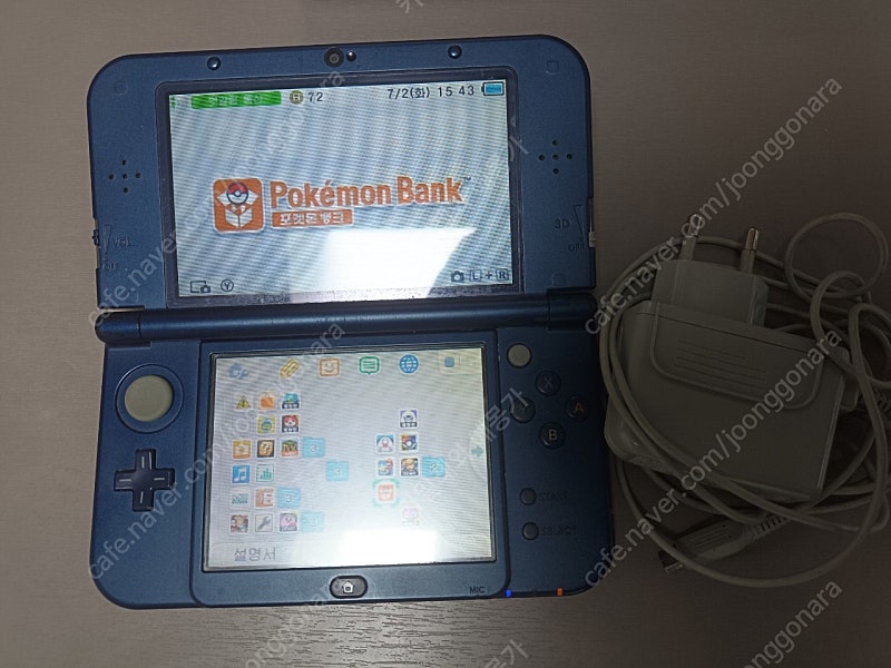 뉴 닌텐도 3ds xl 블루 포켓몬뱅크