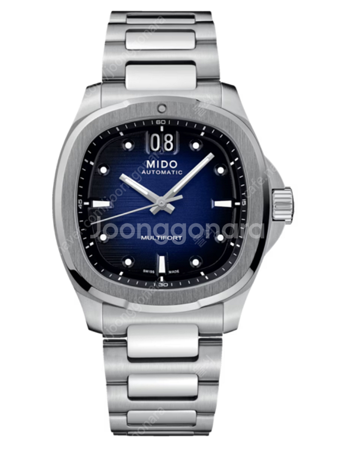 눈물의여왕 김수현 미도 멀티포트 tv빅데이트 검판 40mm오토매틱 새제품 팝니다(스와치코리아제품)--1