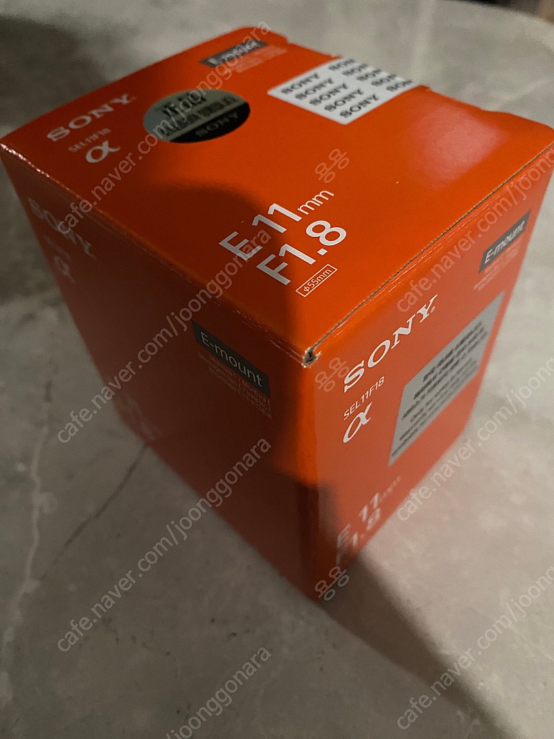 소니 SONY 11mm F1.8 (SEL11F18) 단순개봉