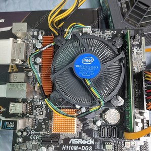 I5-6600 + Asrock H110M-DGS (cpu+메인보드) 택포입니다.