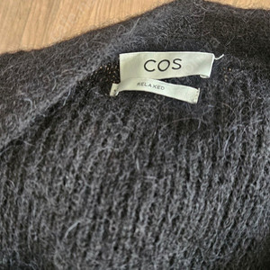 COS 코스 가디건 남성 95(M) 블랙(다크 그레이)