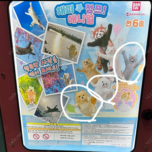 피규어 해피점프애니멀. 미개봉 판매