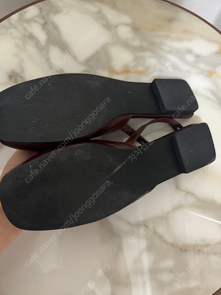 토리버치 플랫슈즈 8사이즈 + 덤 자주색 슈즈--3