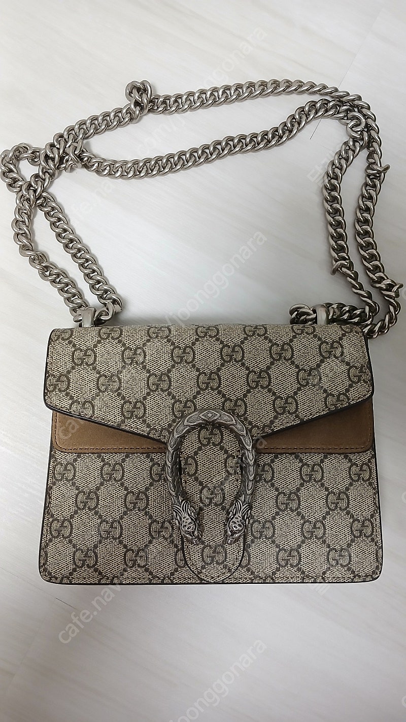 (정품)GUCCI 구찌 476432 KHNRN 8642 (디오니서스 GG 수프림 수퍼 미니 체인 백)