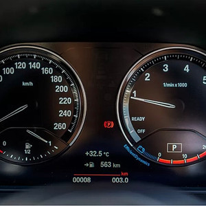 BMW F바디 X1,X2 정품 블랙패널 디젤용 확장형계기판 6WA