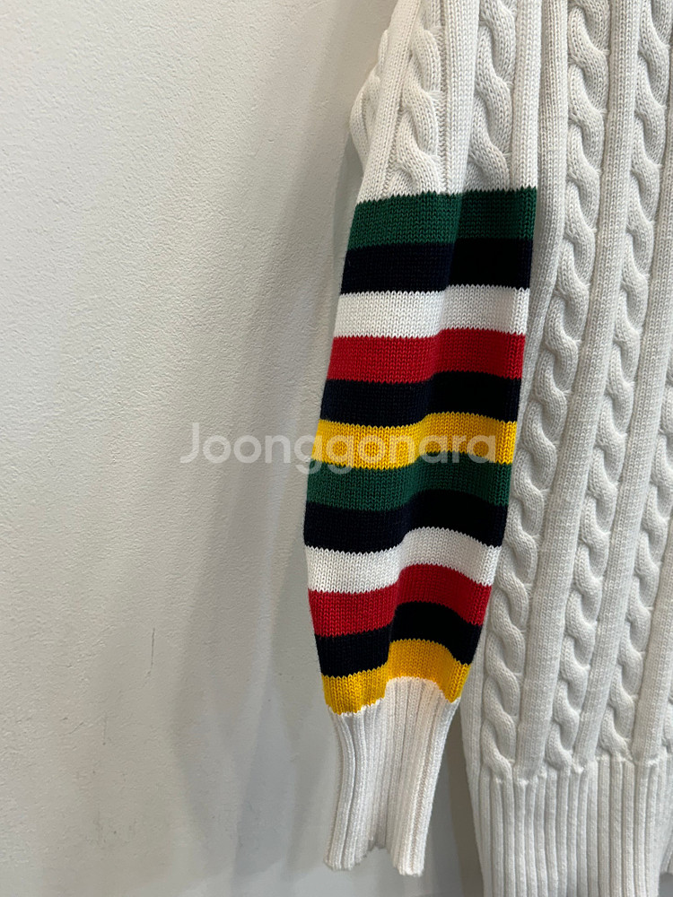 Tommy Hilfiger 타미힐피거 케이블 니트 꽈배기 니트--3