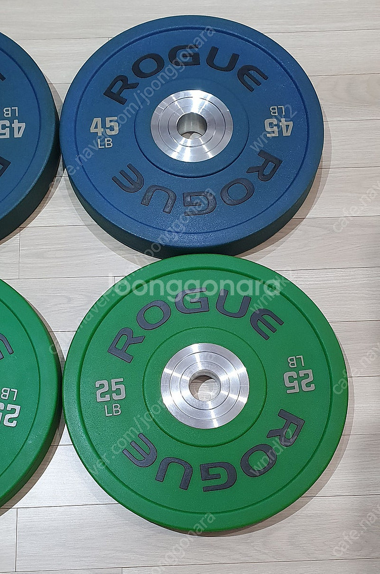 로그 원판 우레탄 중량 바벨 세트 25LB 45LB--5